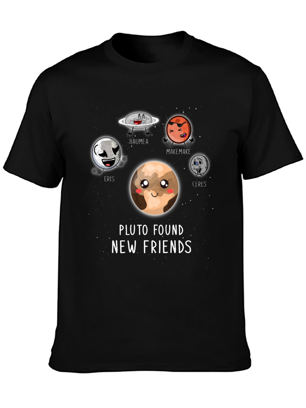 Pluto Found New Friends T-Shirt