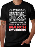 Strong March Boyfriend T-Shirt