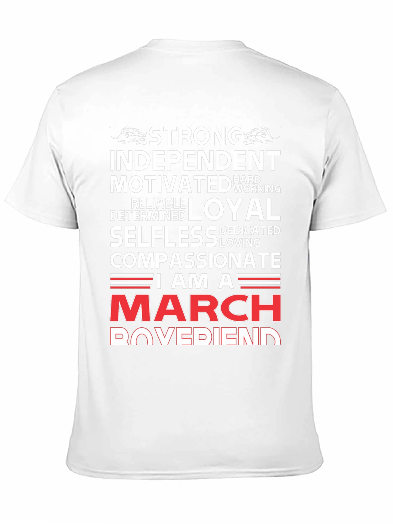 Strong March Boyfriend T-Shirt