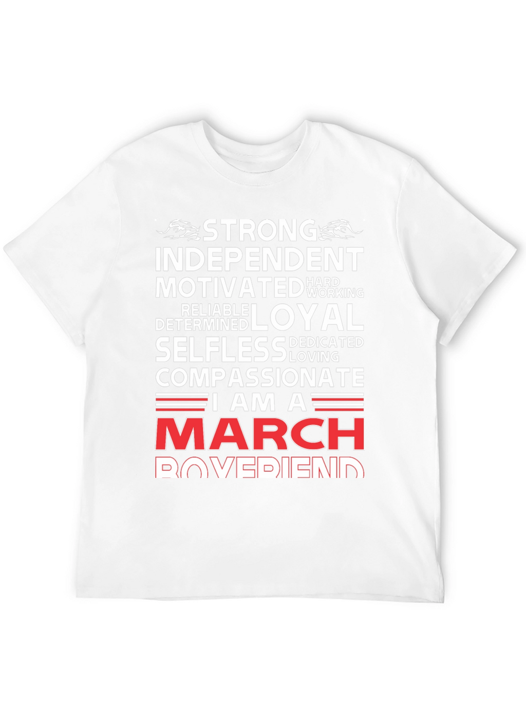 Strong March Boyfriend T-Shirt