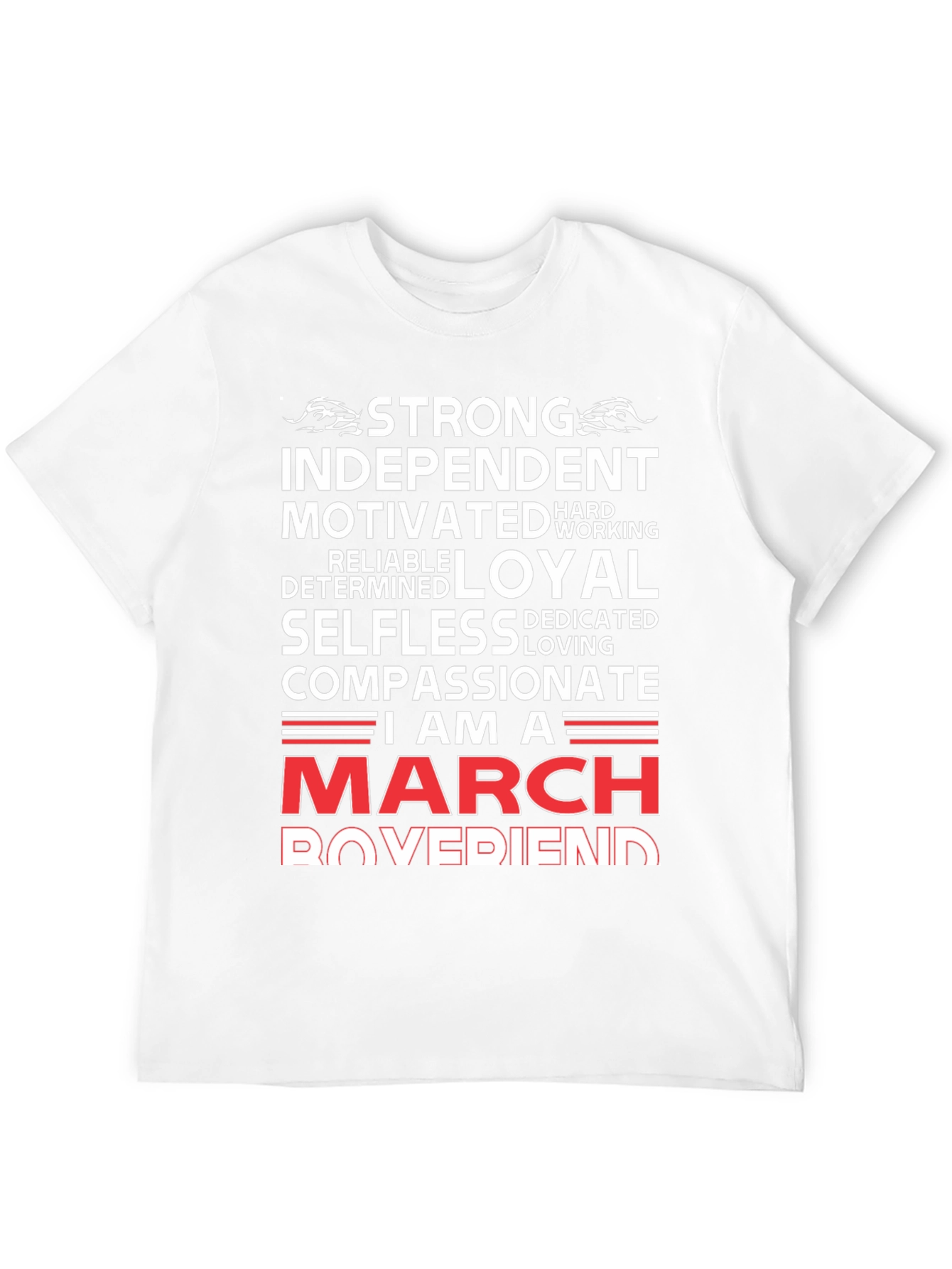 Strong March Boyfriend T-Shirt