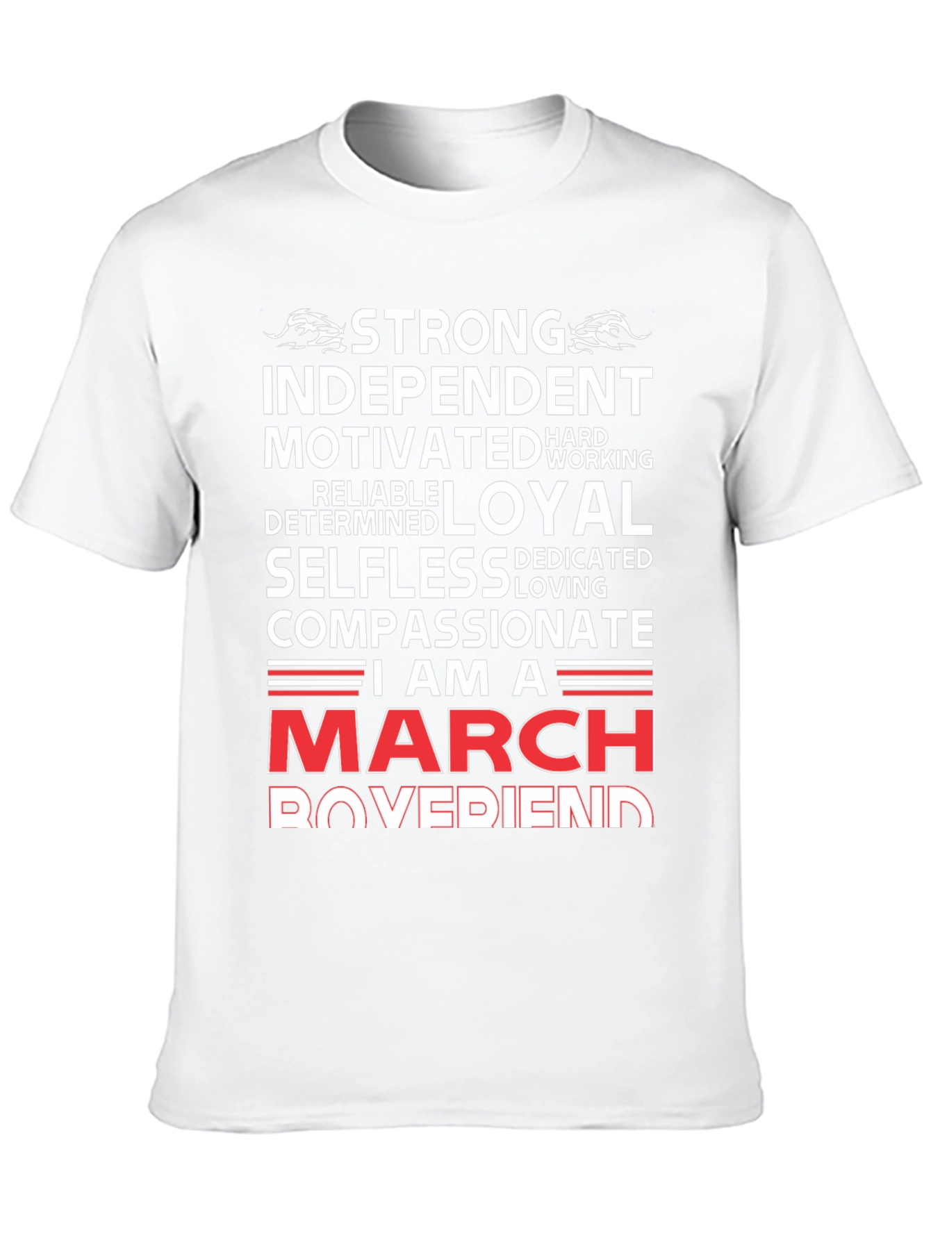 Strong March Boyfriend T-Shirt