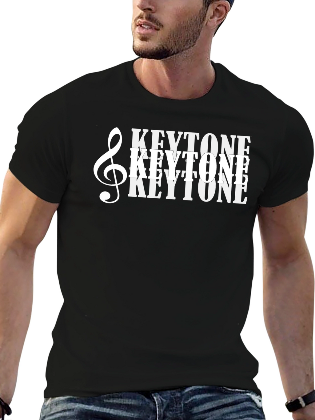 Keystone Music T-Shirt - Treble Clef Graphic Tee