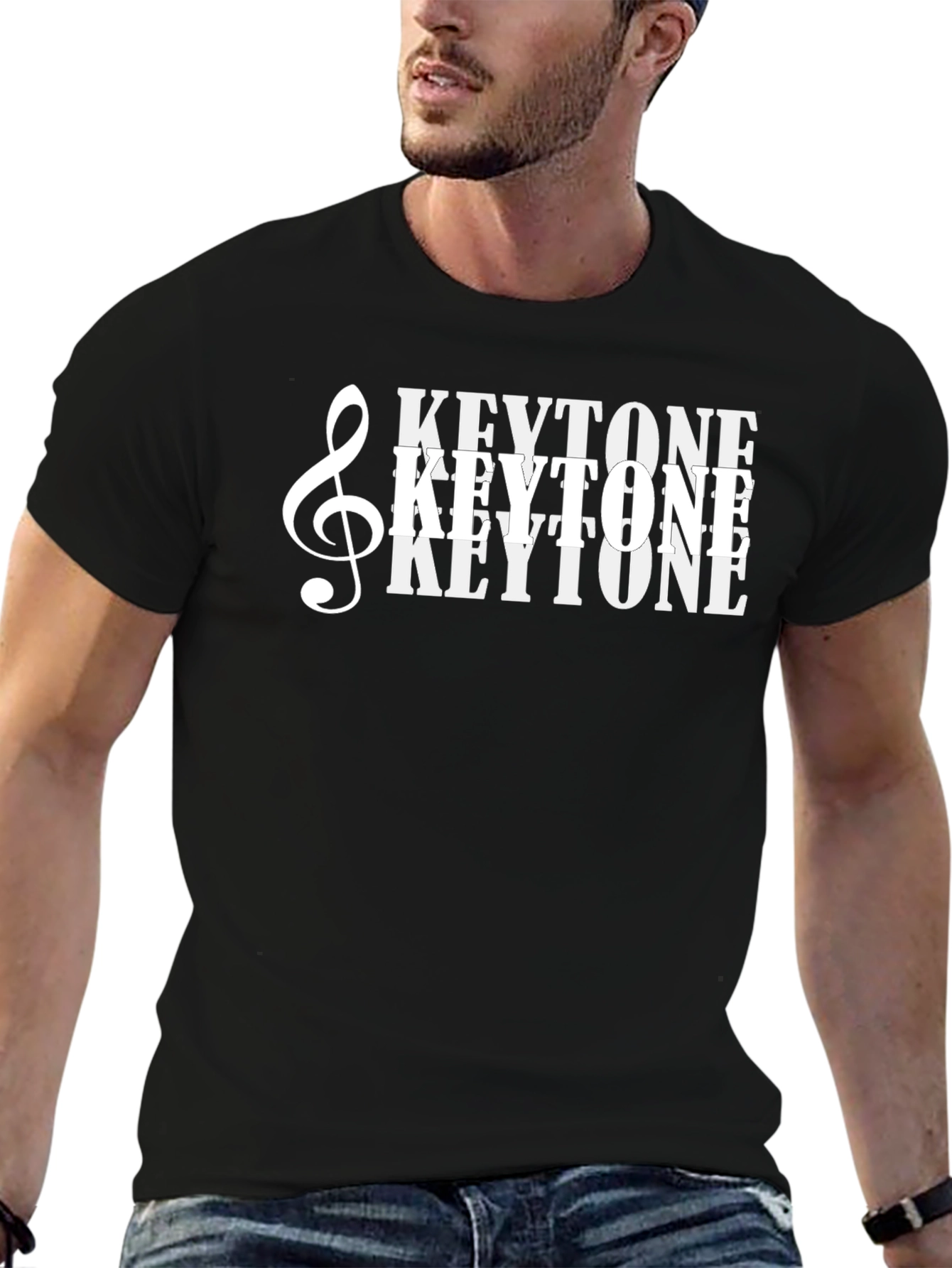 Keystone Music T-Shirt - Treble Clef Graphic Tee