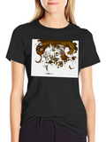 Abstract Art Black T-Shirt - Unique Design