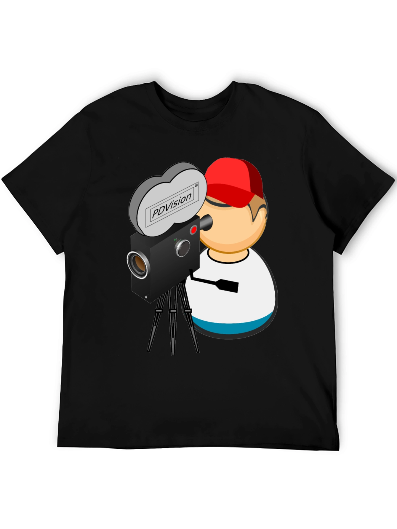 Retro Camera Graphic Tee - PDVision Director Shirt