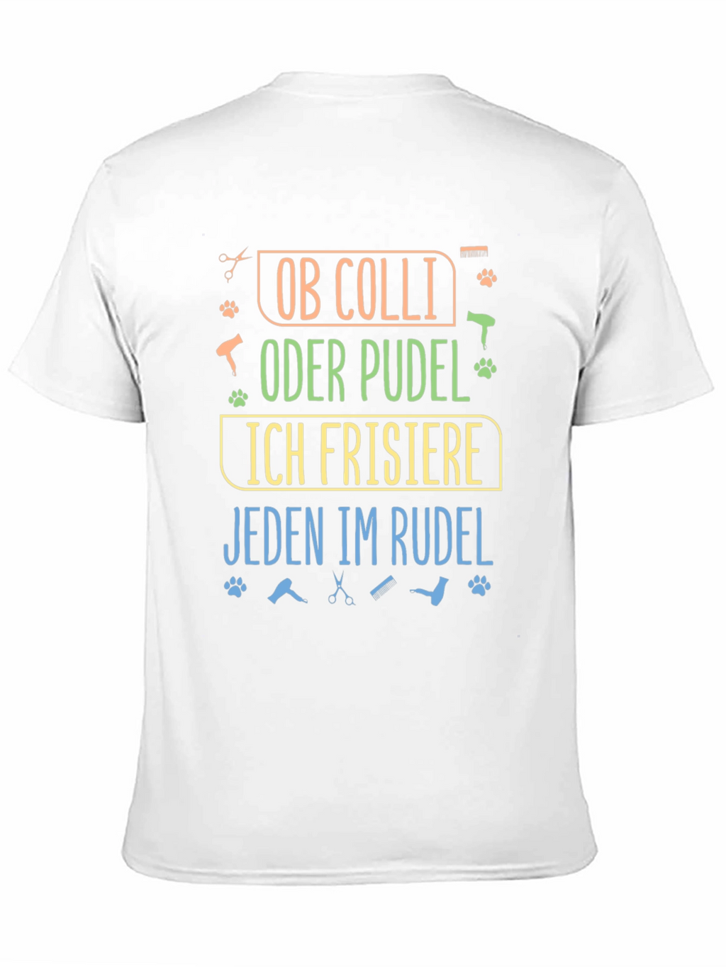 Dog Groomer T-Shirt - Ob Colli Oder Pudel