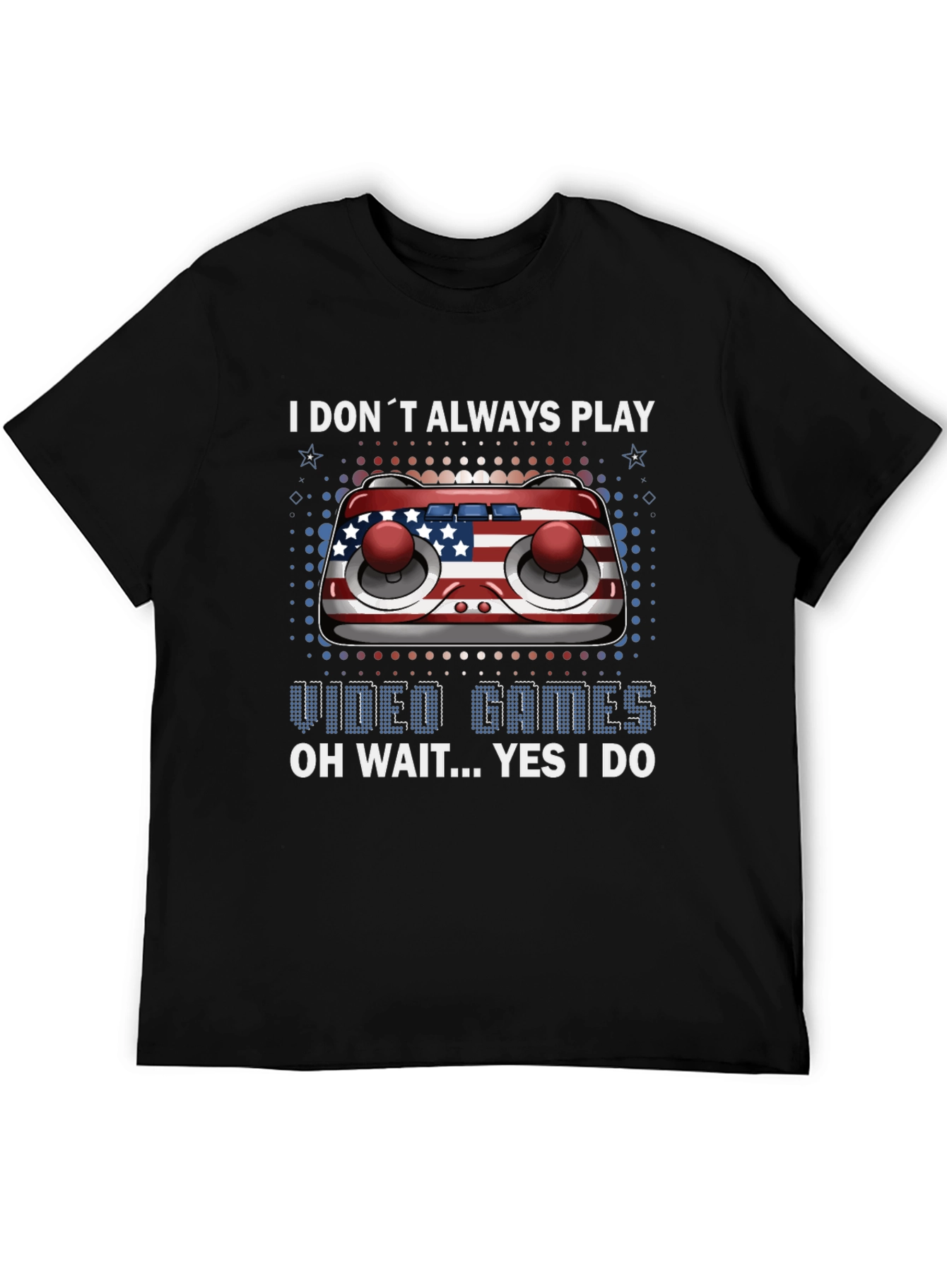 Patriotic Gamer T-Shirt - Video Game Lover Tee