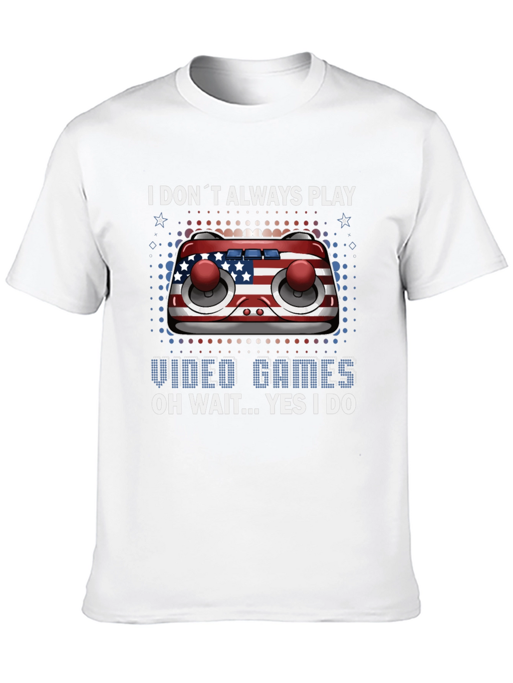 Patriotic Gamer T-Shirt - Video Game Lover Tee