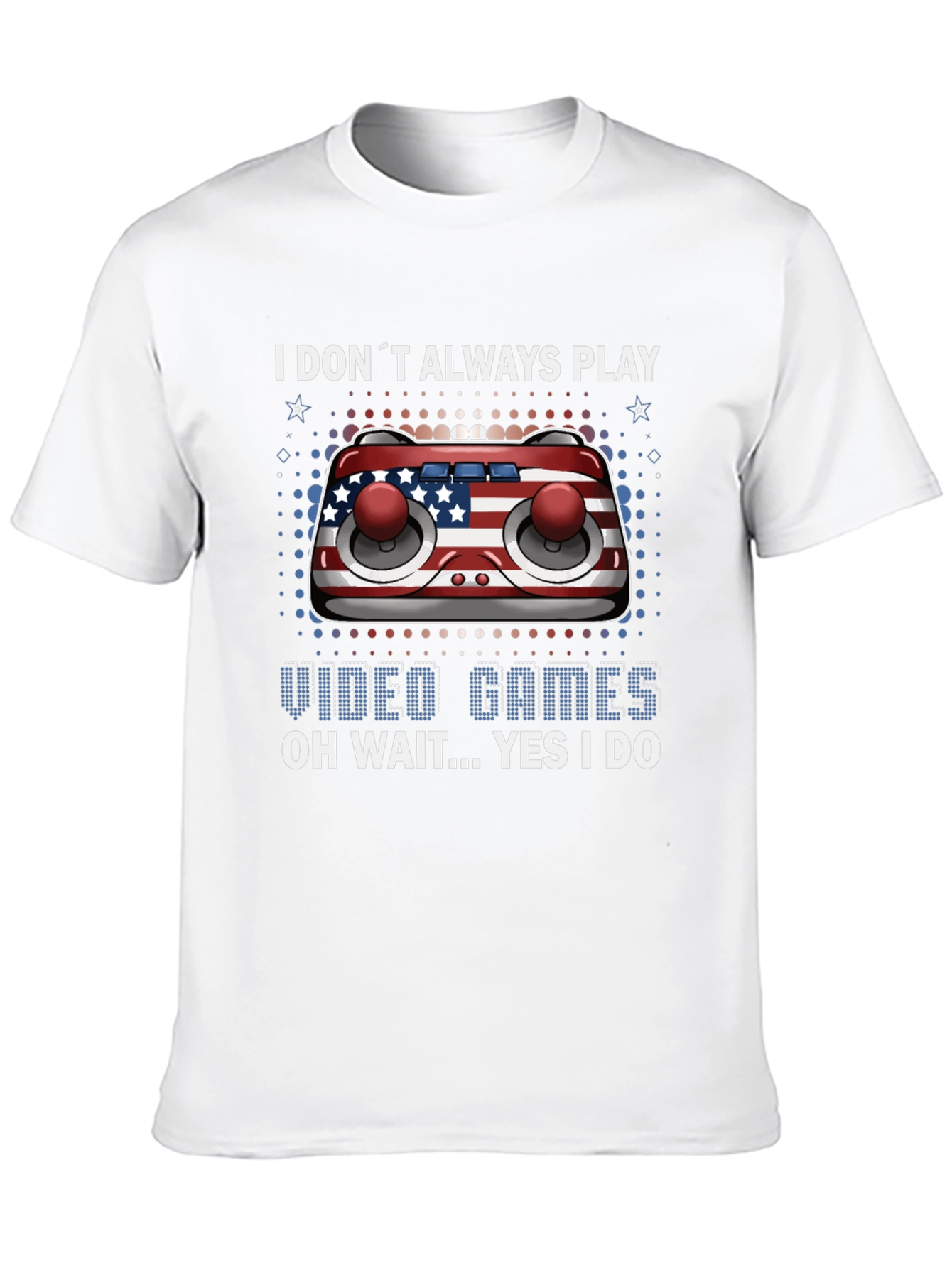 Patriotic Gamer T-Shirt - Video Game Lover Tee