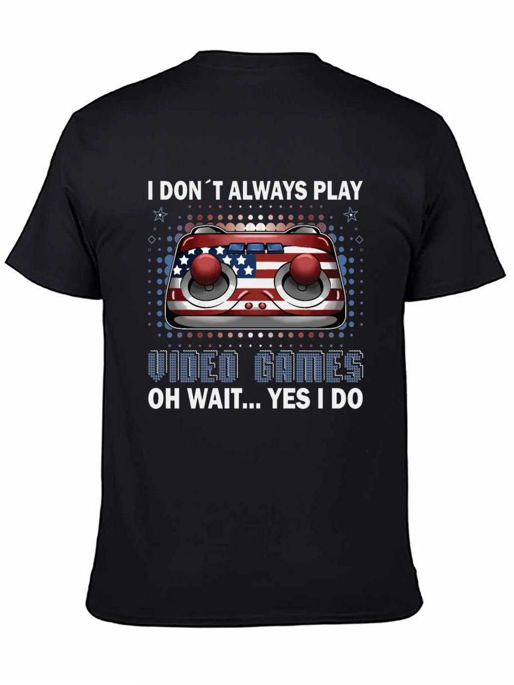 Patriotic Gamer T-Shirt - Video Game Lover Tee