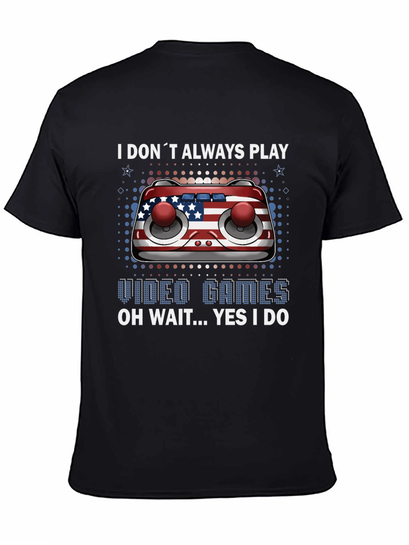 Patriotic Gamer T-Shirt - Video Game Lover Tee