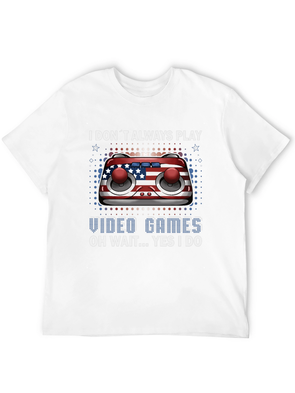 Patriotic Gamer T-Shirt - Video Game Lover Tee