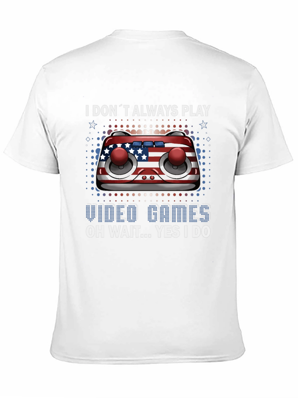 Patriotic Gamer T-Shirt - Video Game Lover Tee