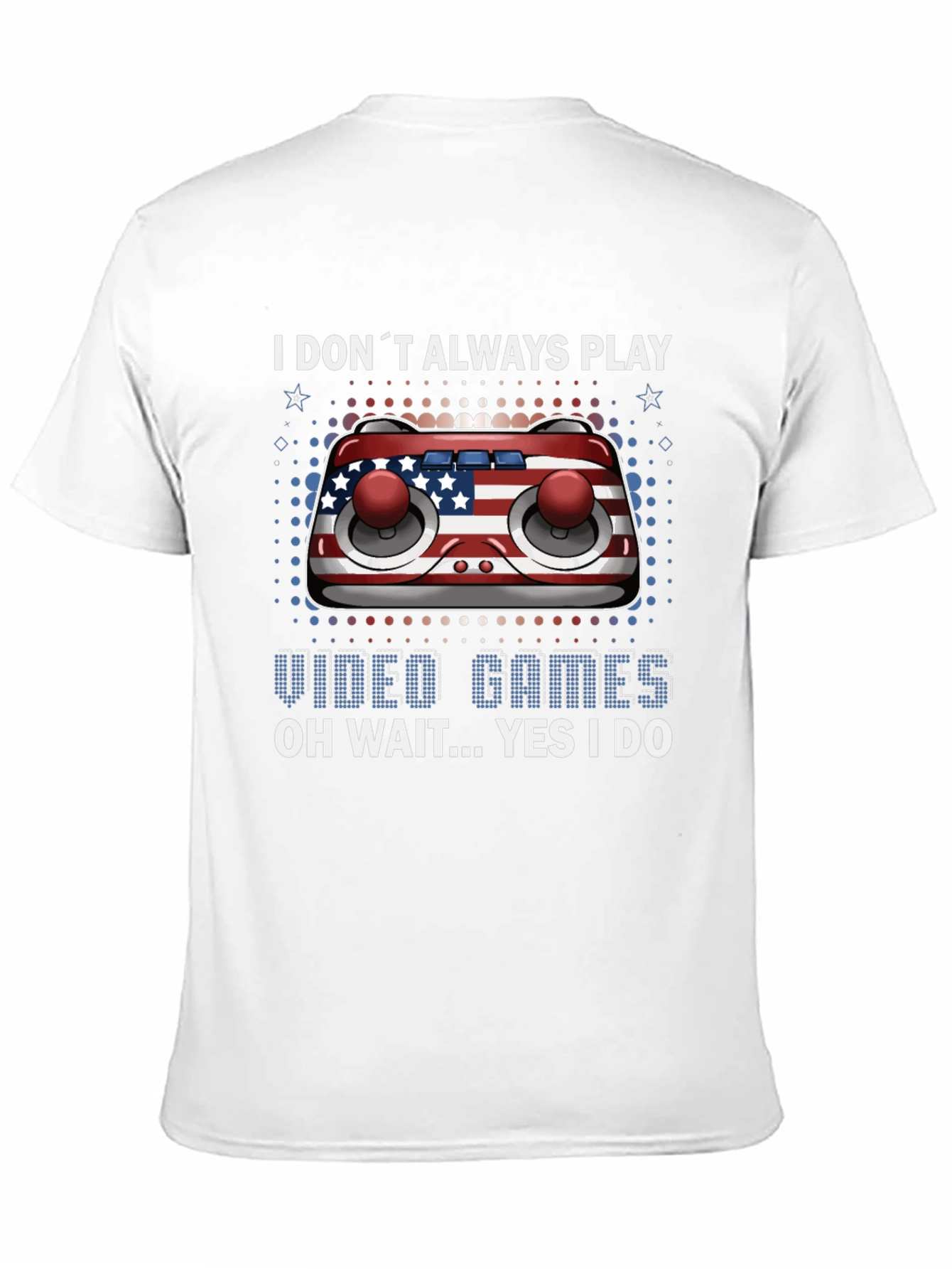 Patriotic Gamer T-Shirt - Video Game Lover Tee