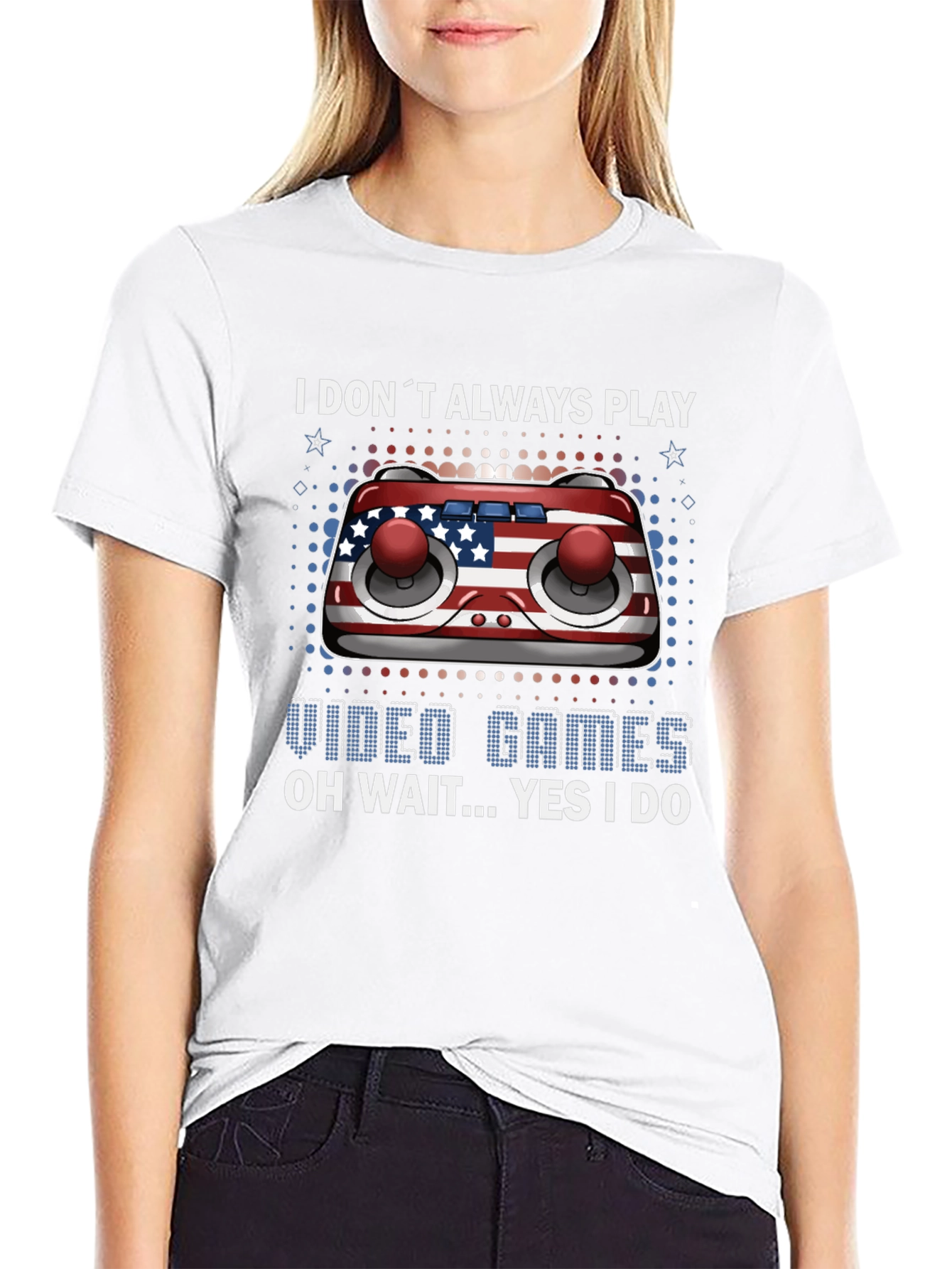 Patriotic Gamer T-Shirt - Video Game Lover Tee