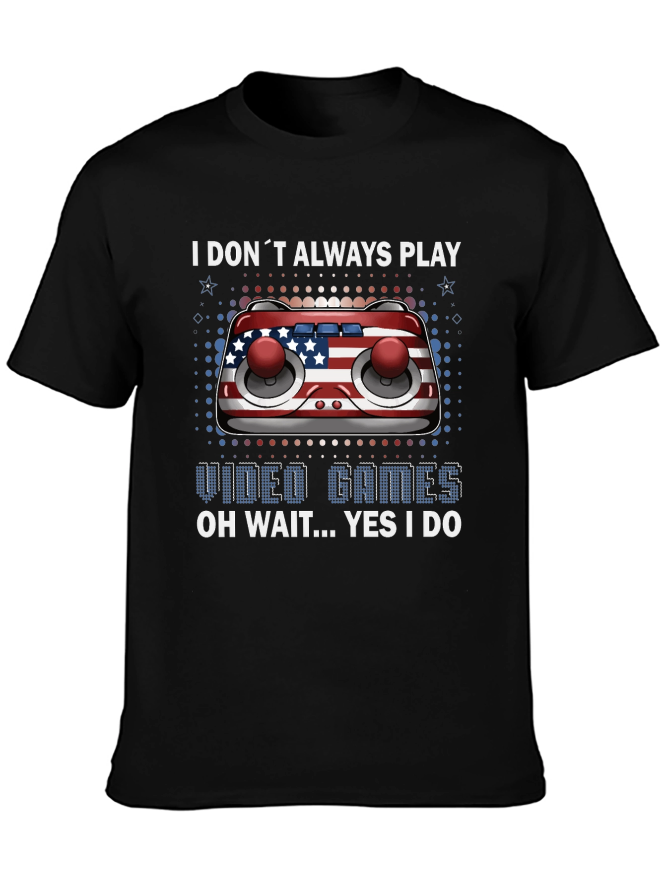 Patriotic Gamer T-Shirt - Video Game Lover Tee