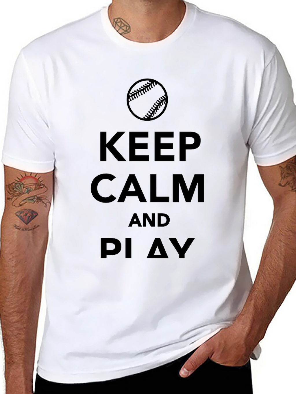 Keep Calm and Play Baseball T-Shirt