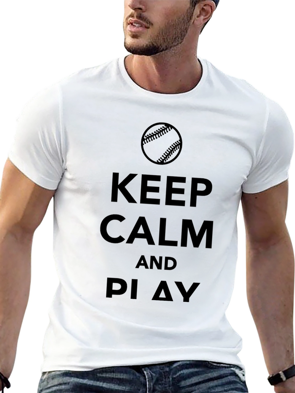 Keep Calm and Play Baseball T-Shirt