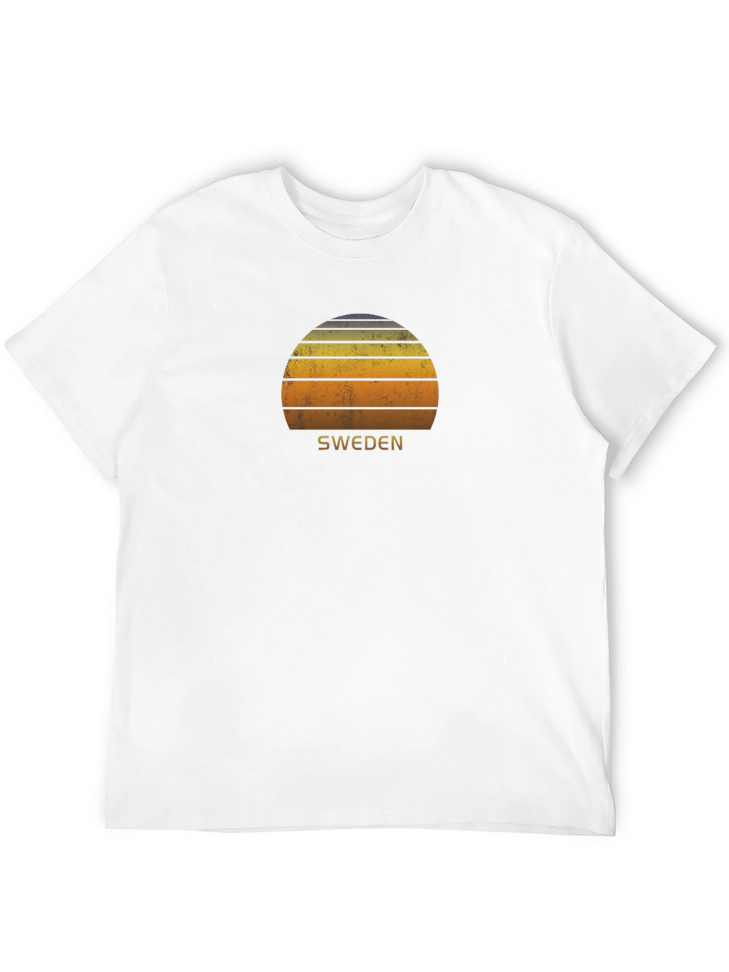 Sweden Sunset Graphic Tee - Retro Style