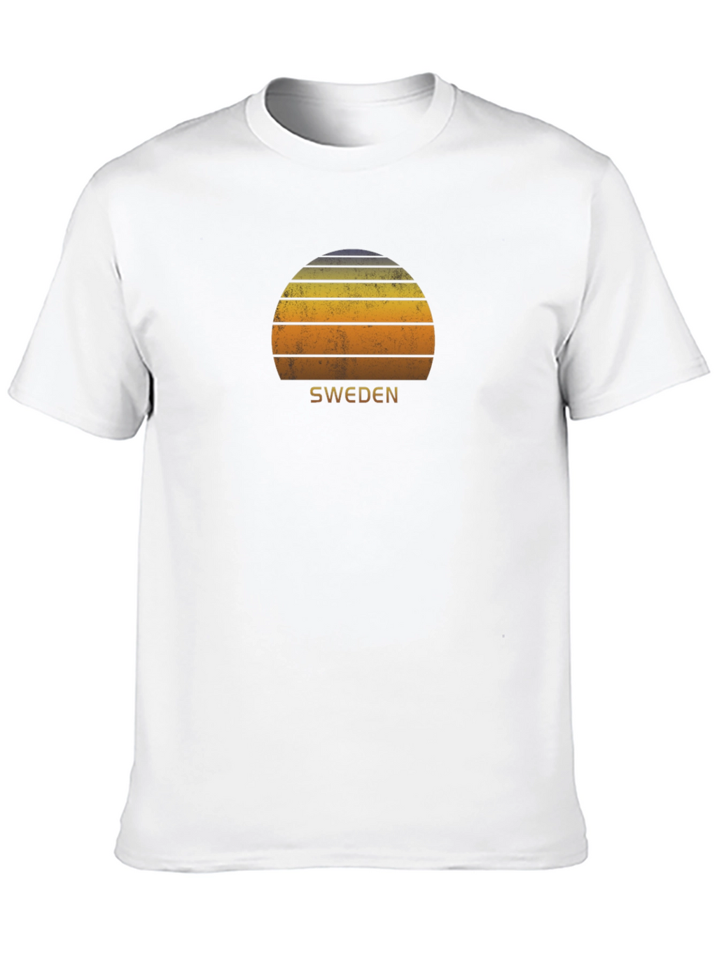 Sweden Sunset Graphic Tee - Retro Style