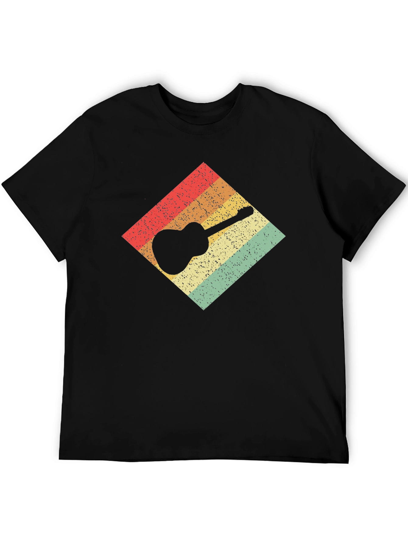 Retro Guitar T-Shirt: Vintage Style Tee