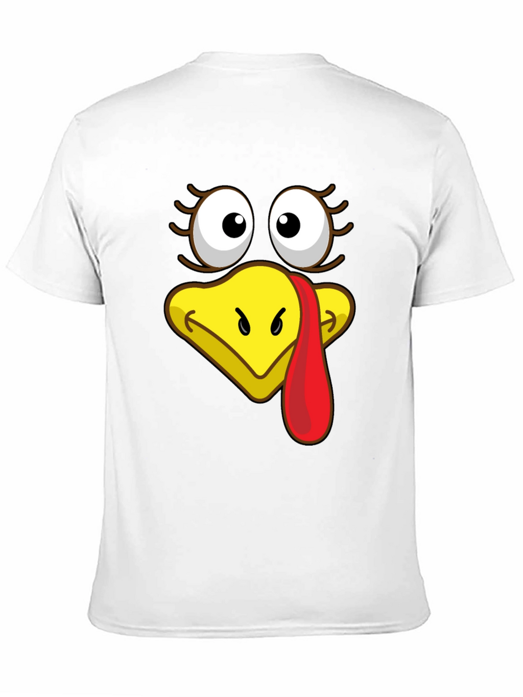 Turkey Face Graphic T-Shirt - Thanksgiving Apparel