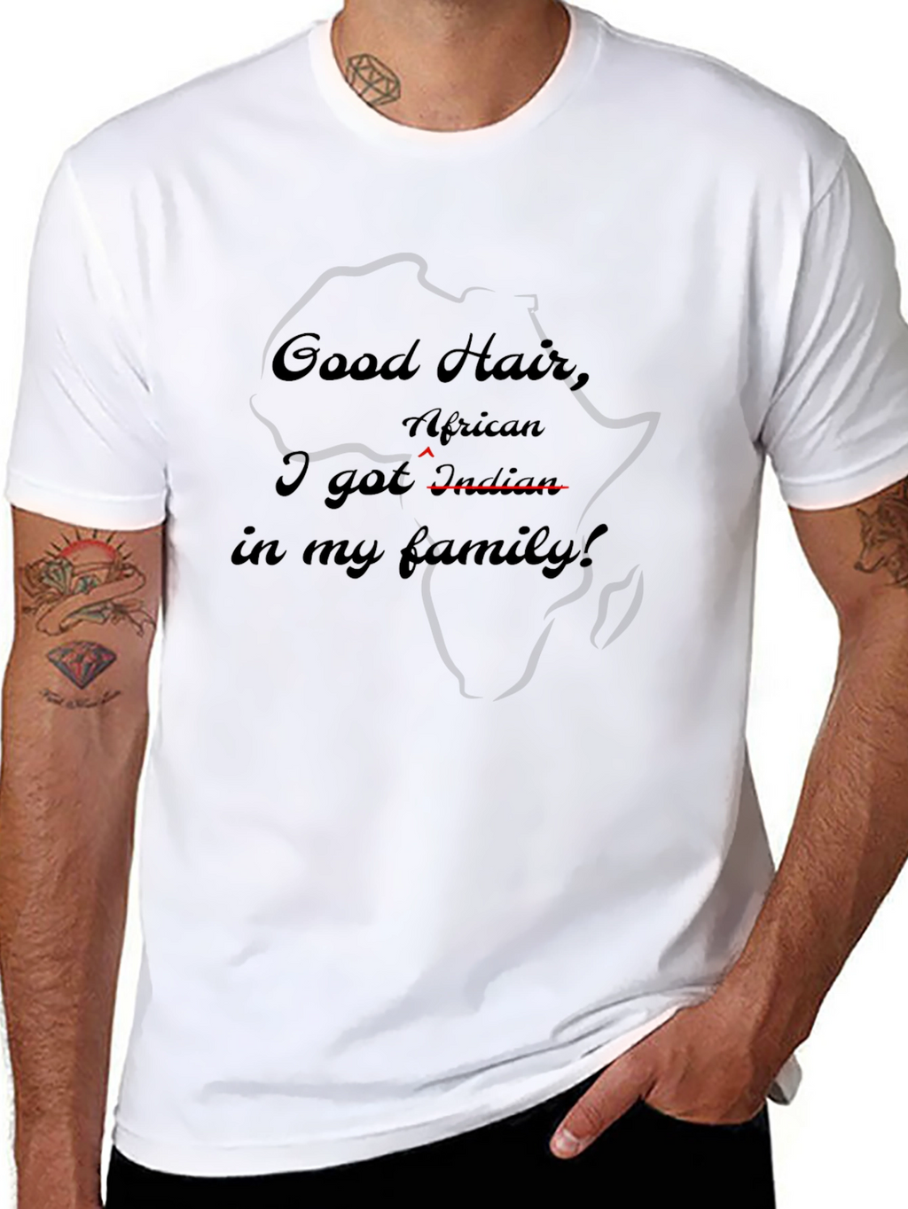 Good Hair African Indian T-Shirt