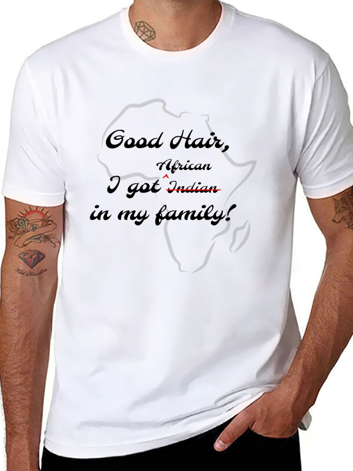 Good Hair African Indian T-Shirt