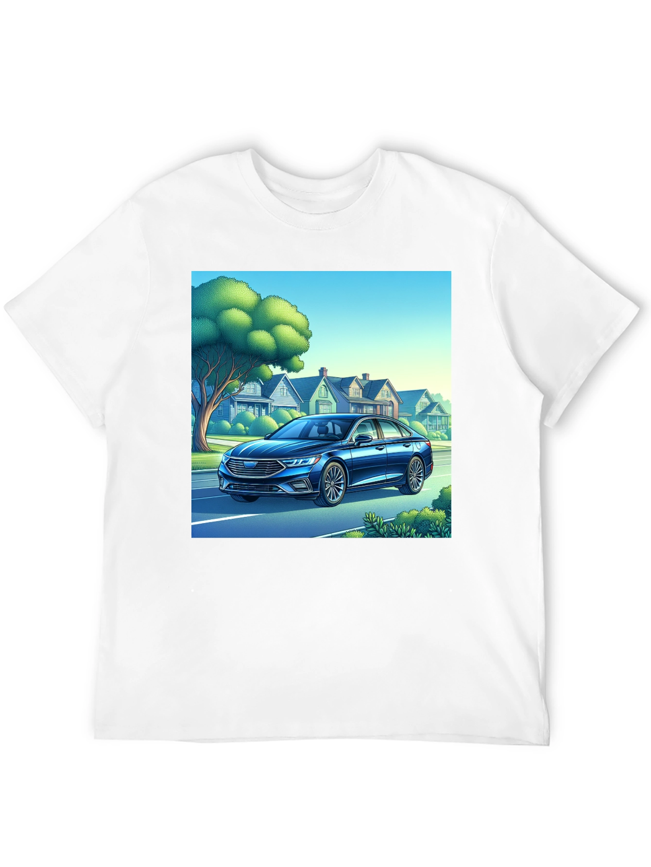 Car Design Black T-Shirt