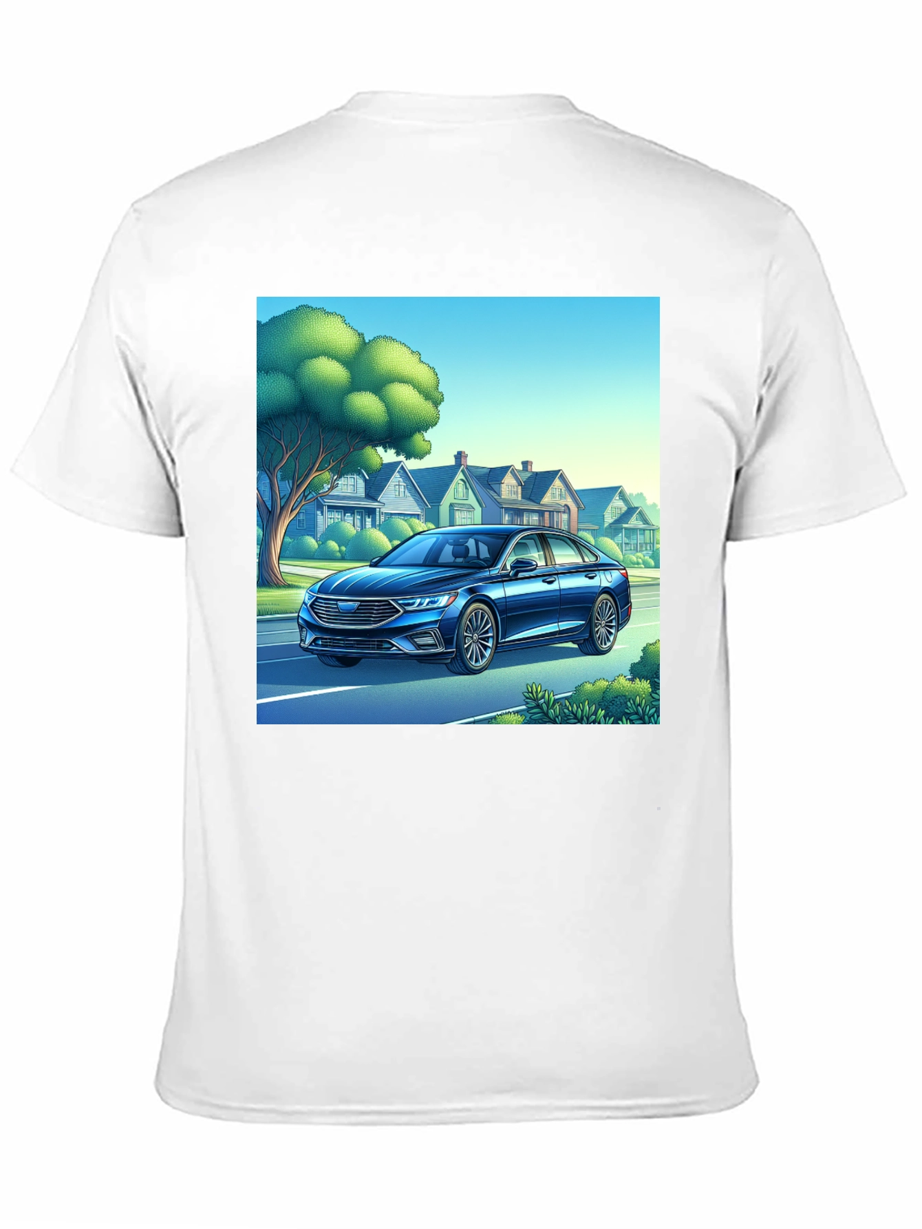 Car Design Black T-Shirt