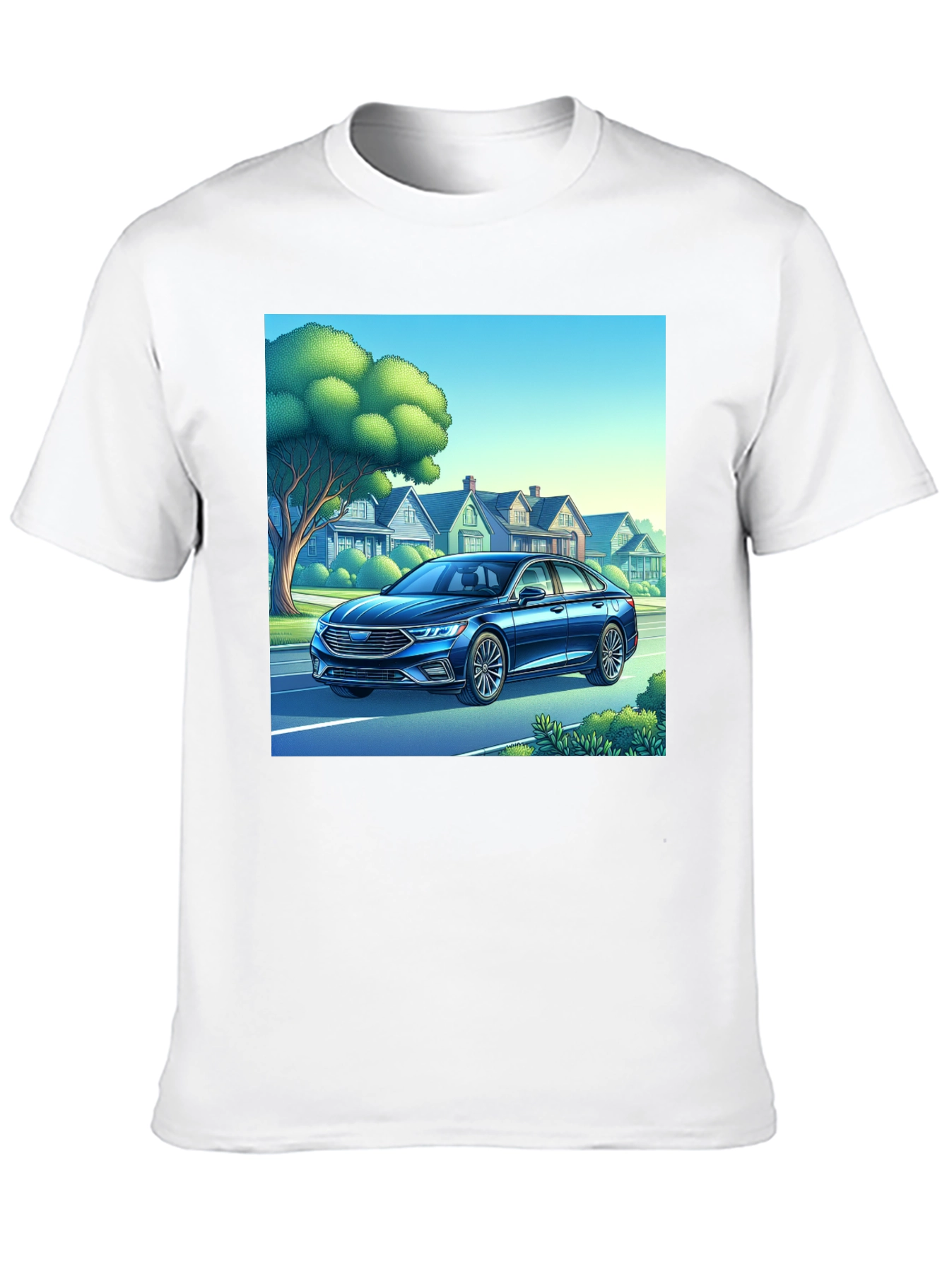 Car Design Black T-Shirt