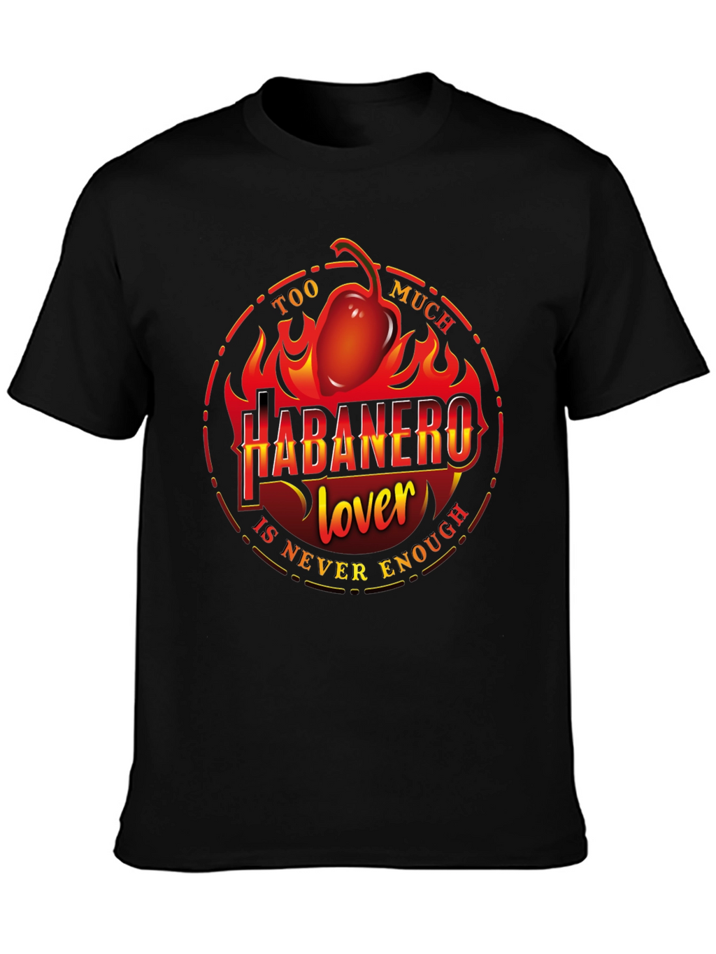 Habanero Lover Graphic T-Shirt - Spicy Food Fan Tee