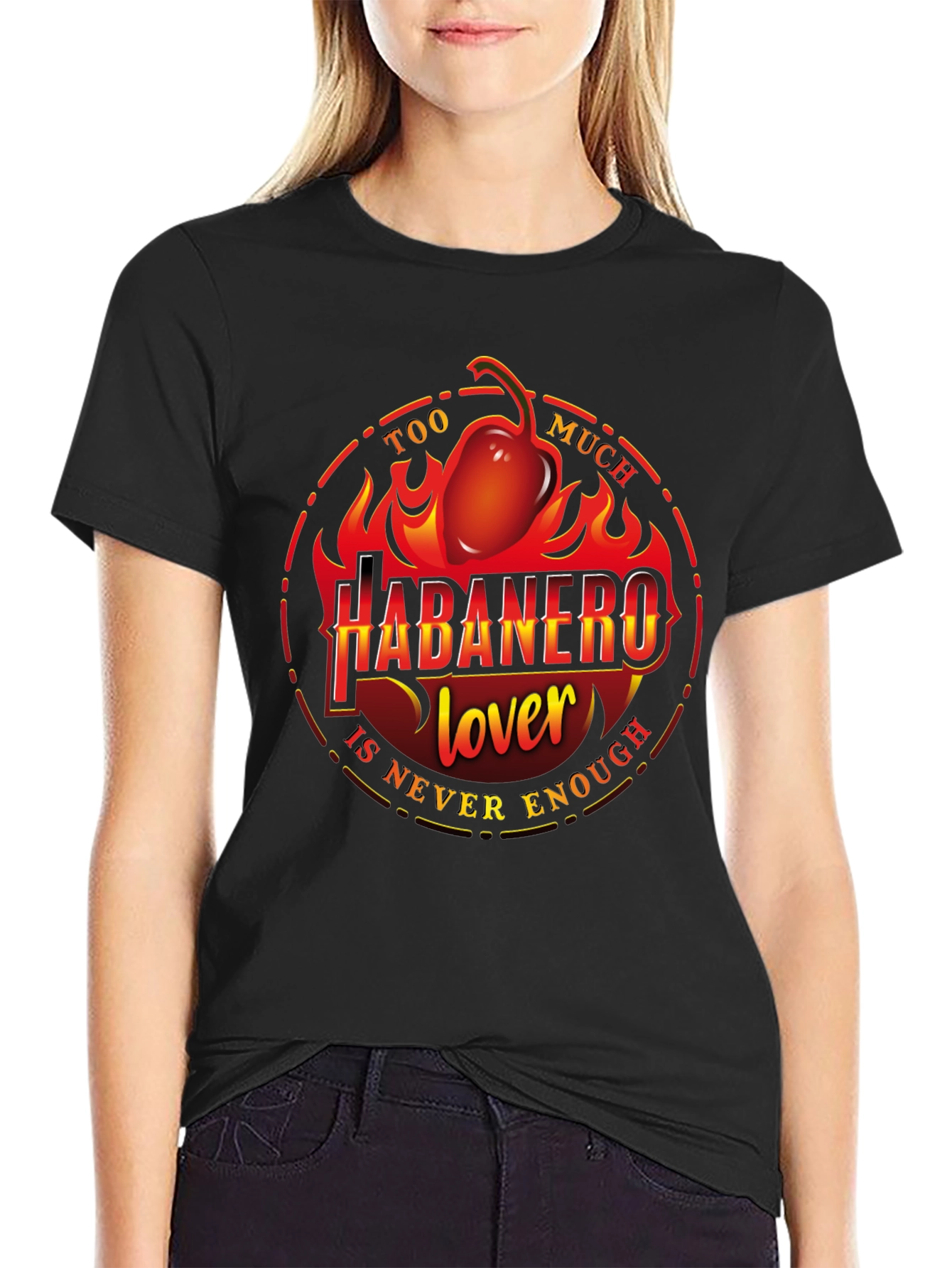 Habanero Lover Graphic T-Shirt - Spicy Food Fan Tee