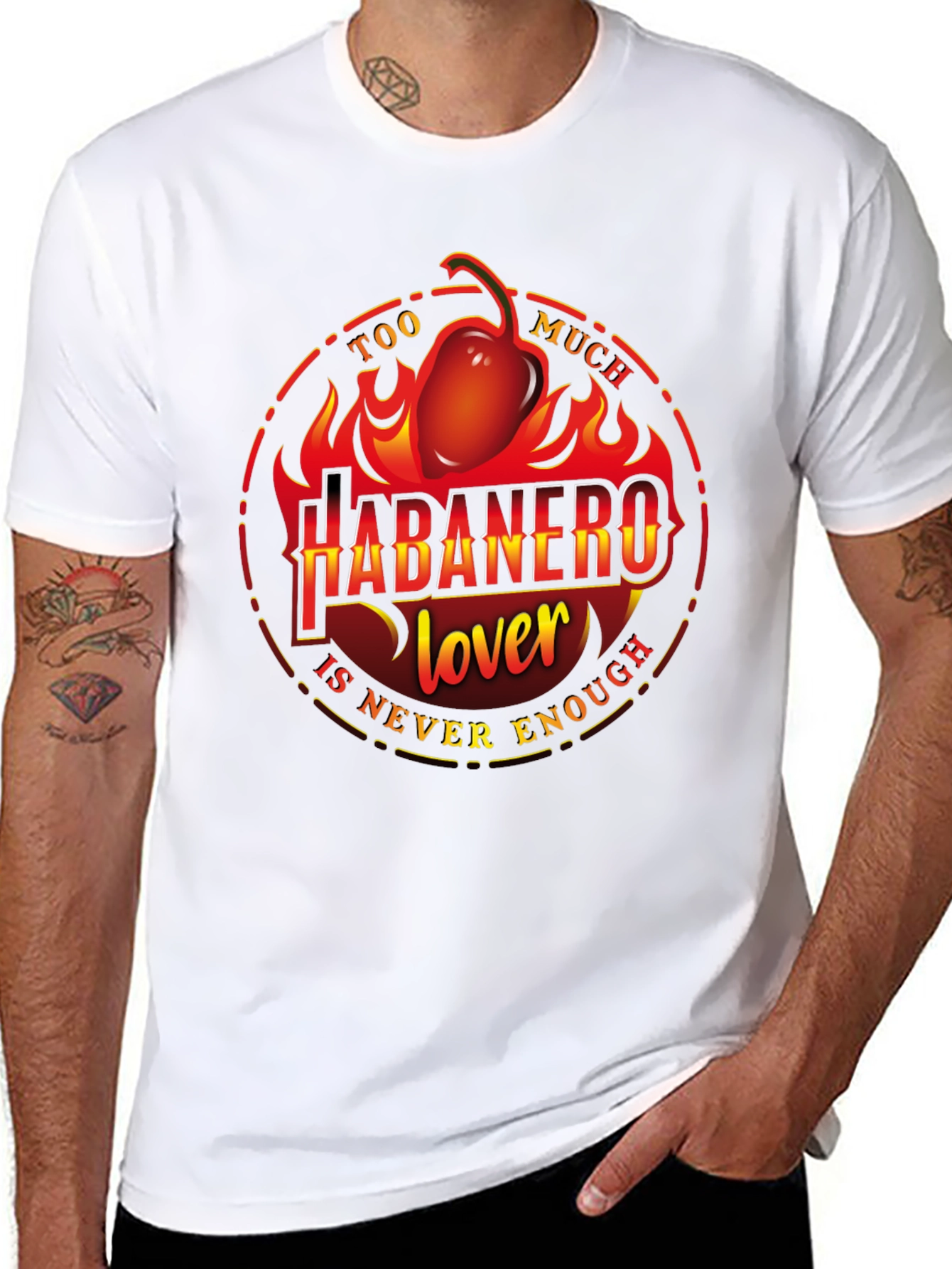 Habanero Lover Graphic T-Shirt - Spicy Food Fan Tee