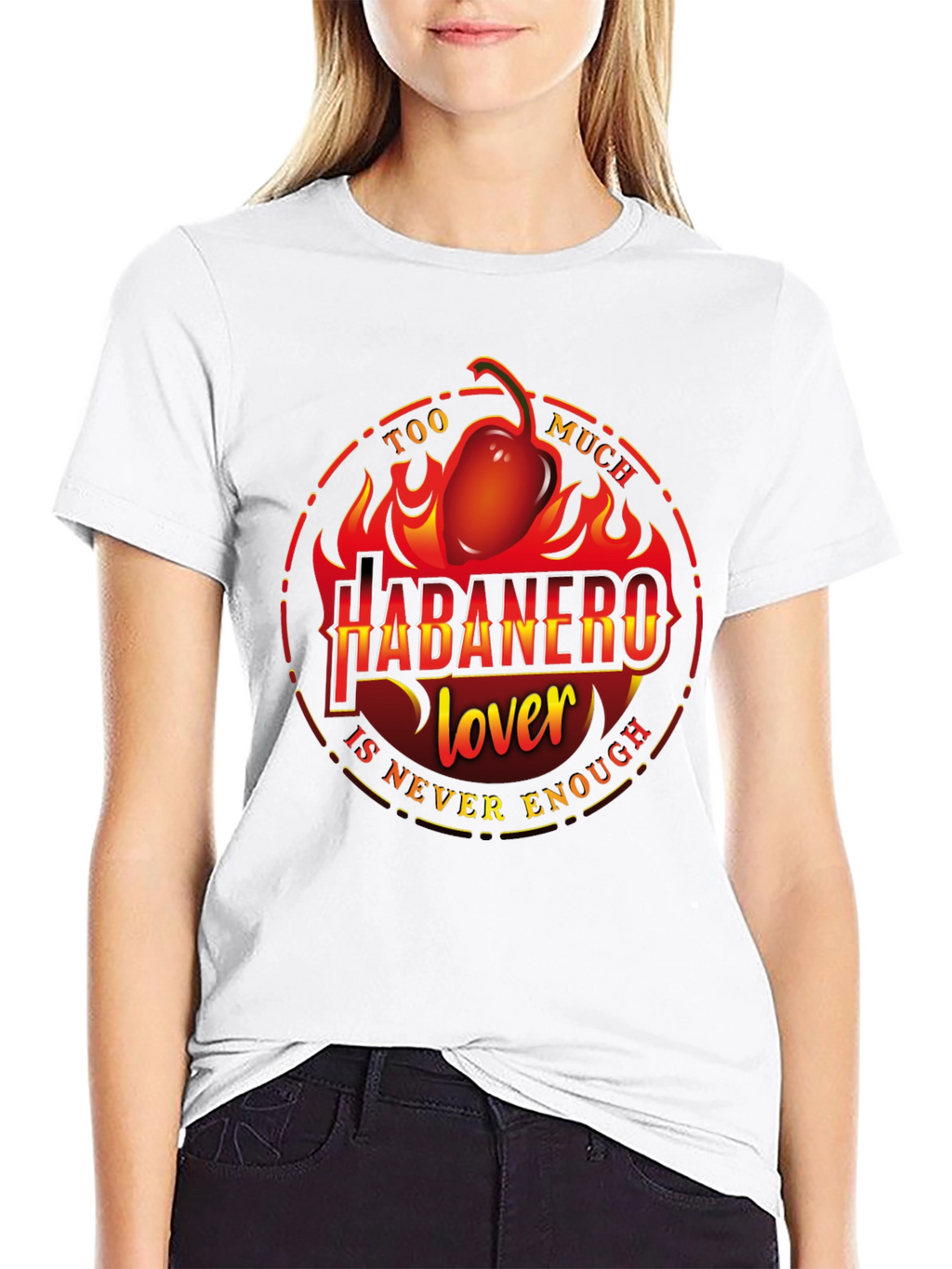 Habanero Lover Graphic T-Shirt - Spicy Food Fan Tee