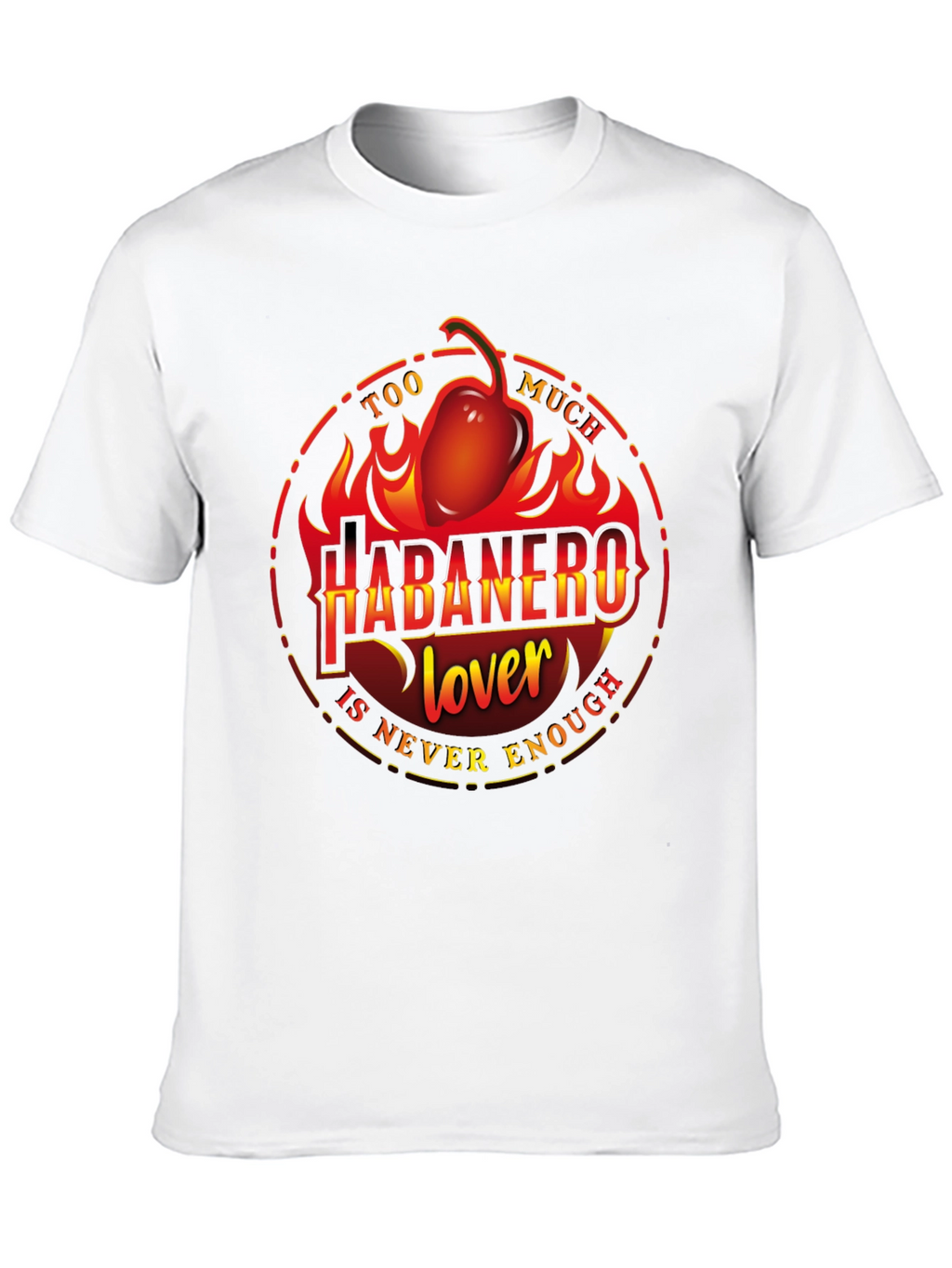 Habanero Lover Graphic T-Shirt - Spicy Food Fan Tee