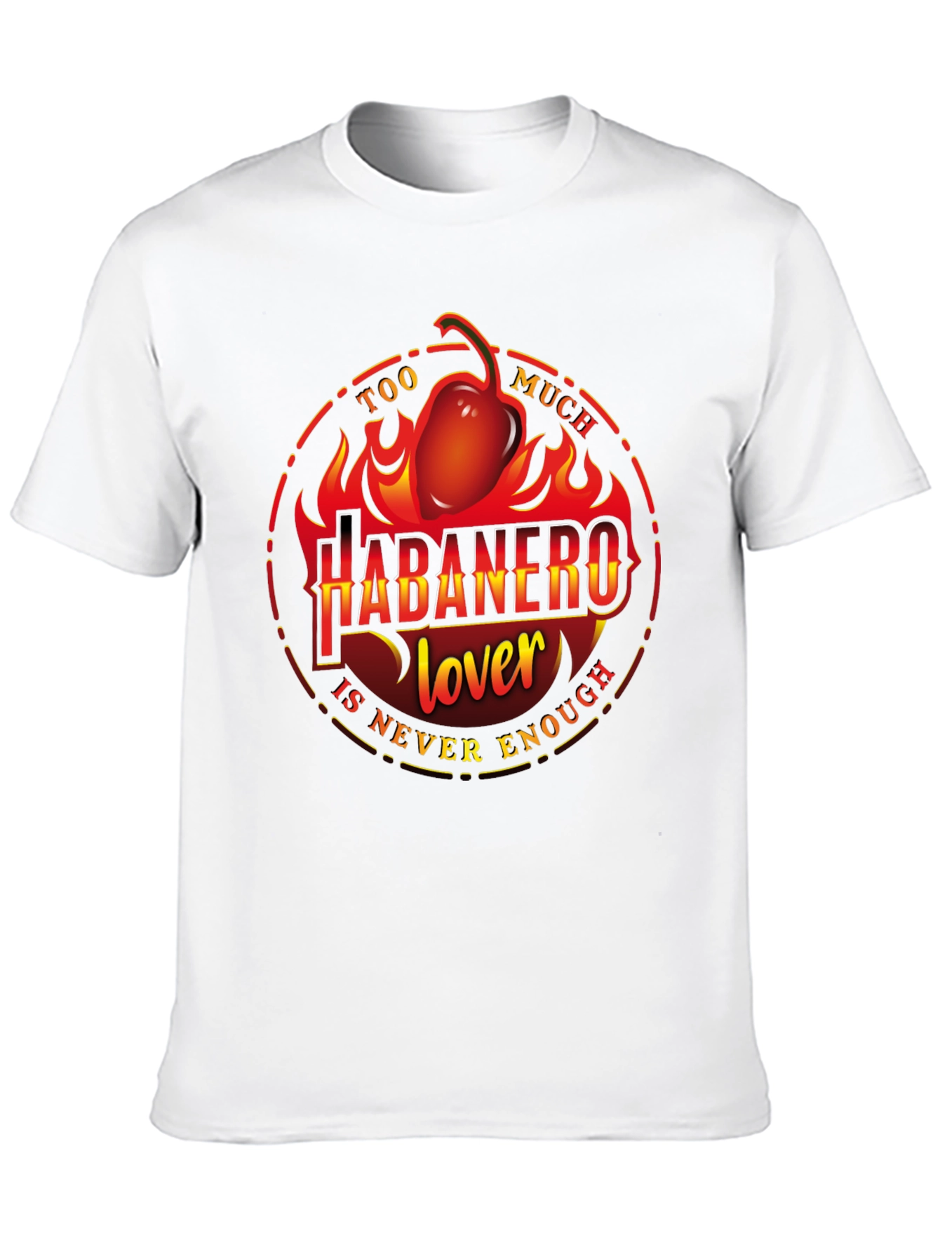 Habanero Lover Graphic T-Shirt - Spicy Food Fan Tee