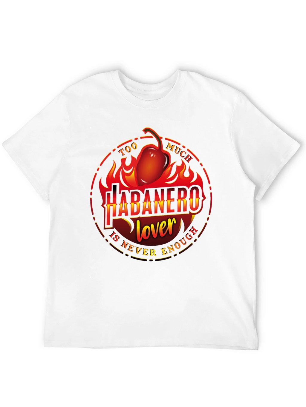 Habanero Lover Graphic T-Shirt - Spicy Food Fan Tee