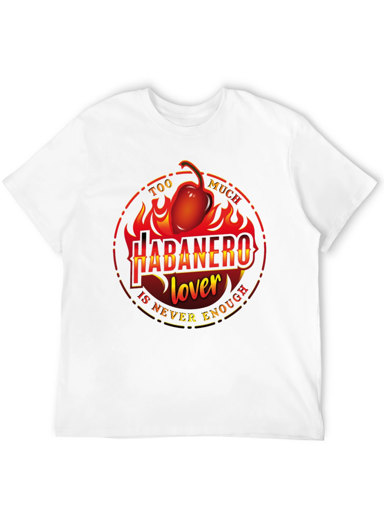 Habanero Lover Graphic T-Shirt - Spicy Food Fan Tee