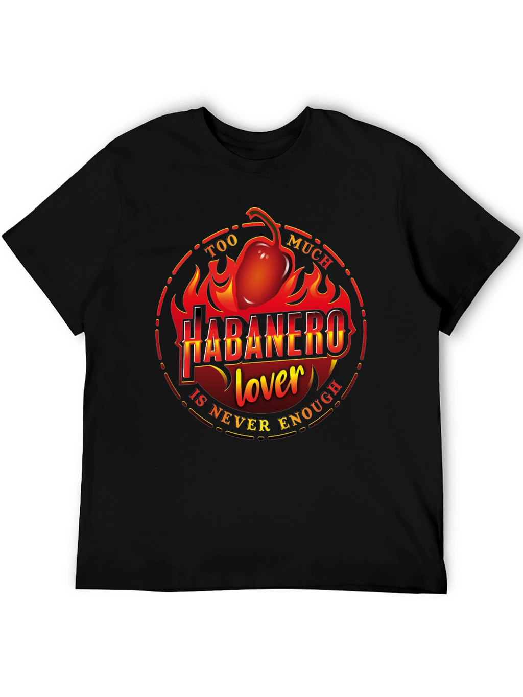 Habanero Lover Graphic T-Shirt - Spicy Food Fan Tee