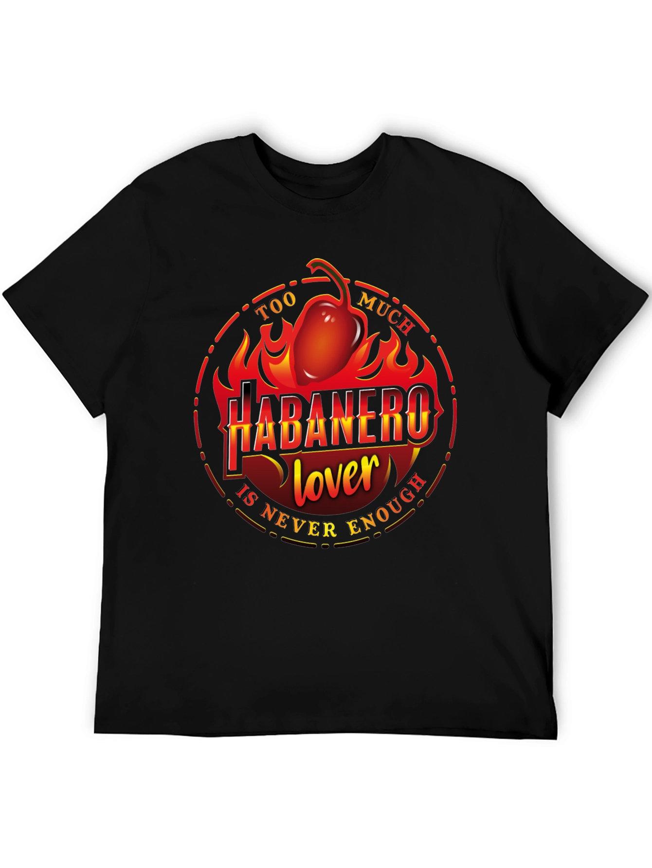 Habanero Lover Graphic T-Shirt - Spicy Food Fan Tee