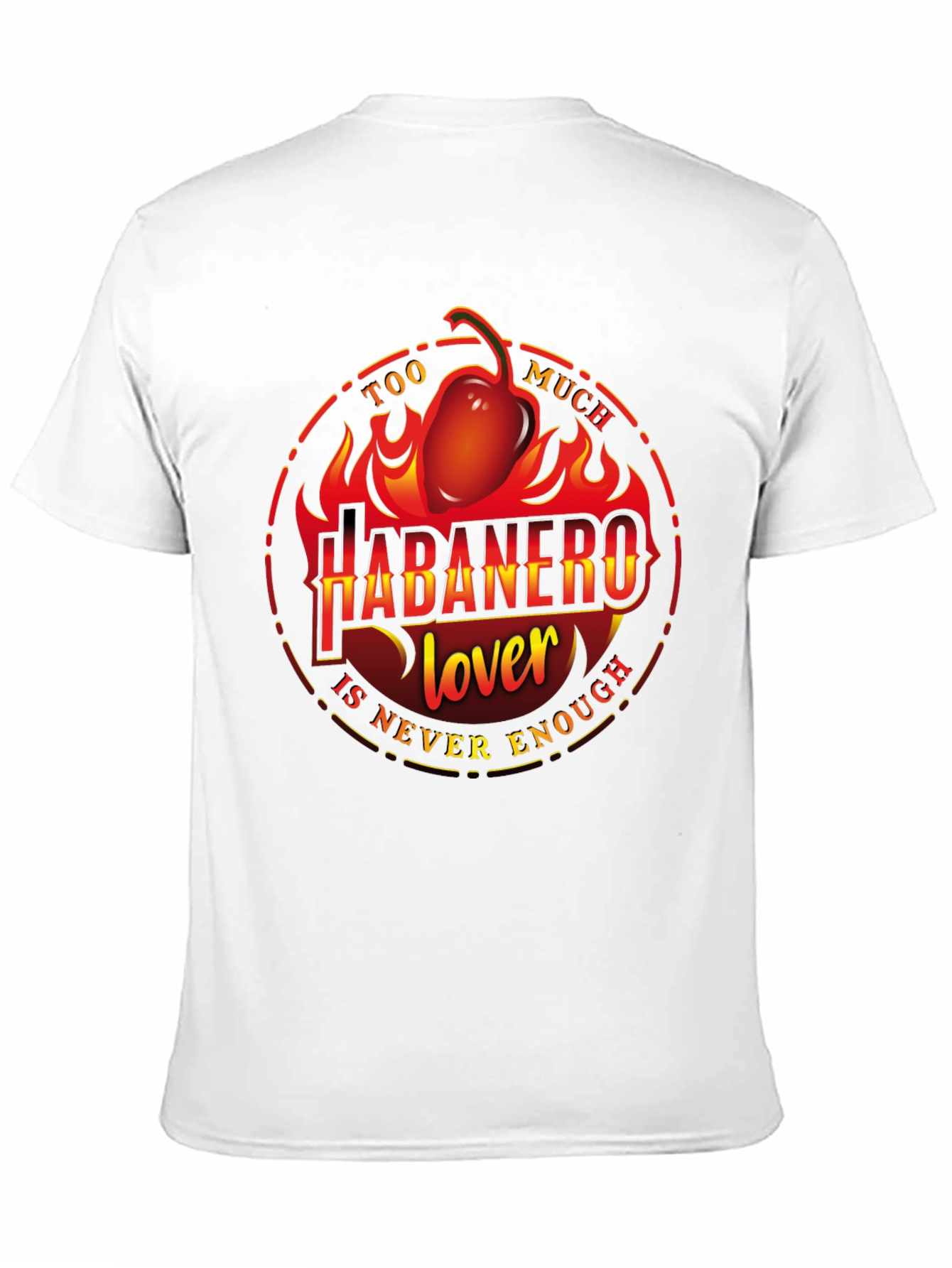 Habanero Lover Graphic T-Shirt - Spicy Food Fan Tee