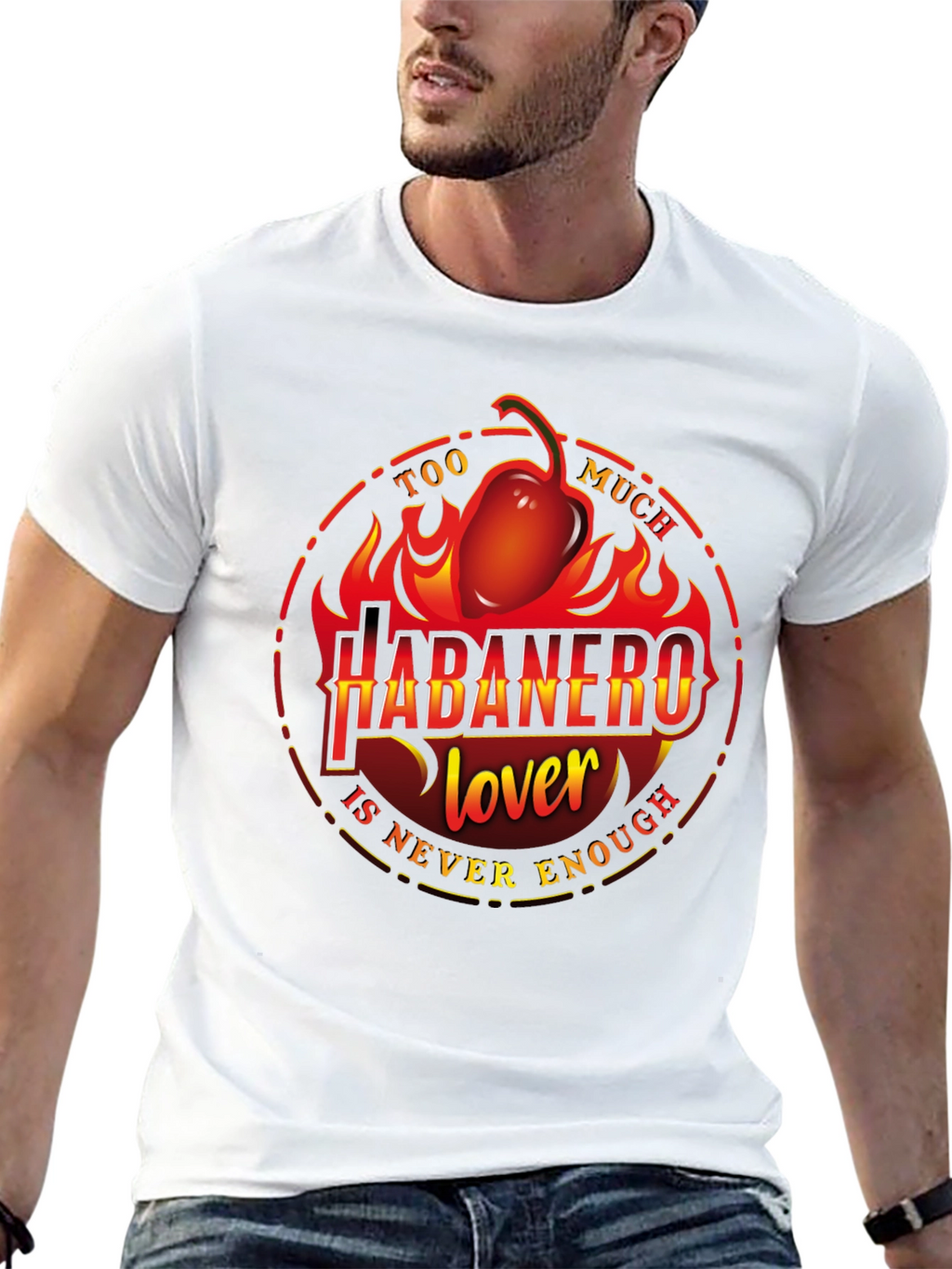 Habanero Lover Graphic T-Shirt - Spicy Food Fan Tee