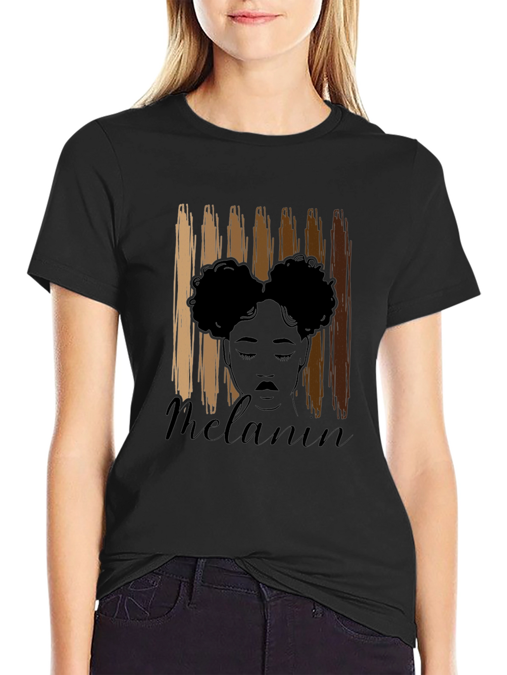Melanin Black T-Shirt