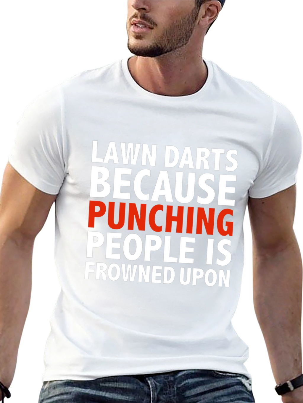 Lawn Darts Punishing People Graphic Tee