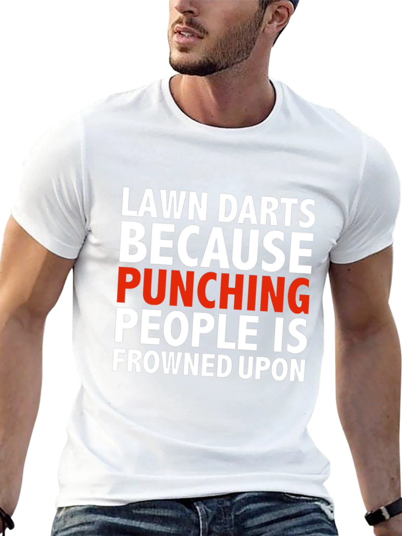 Lawn Darts Punishing People Graphic Tee