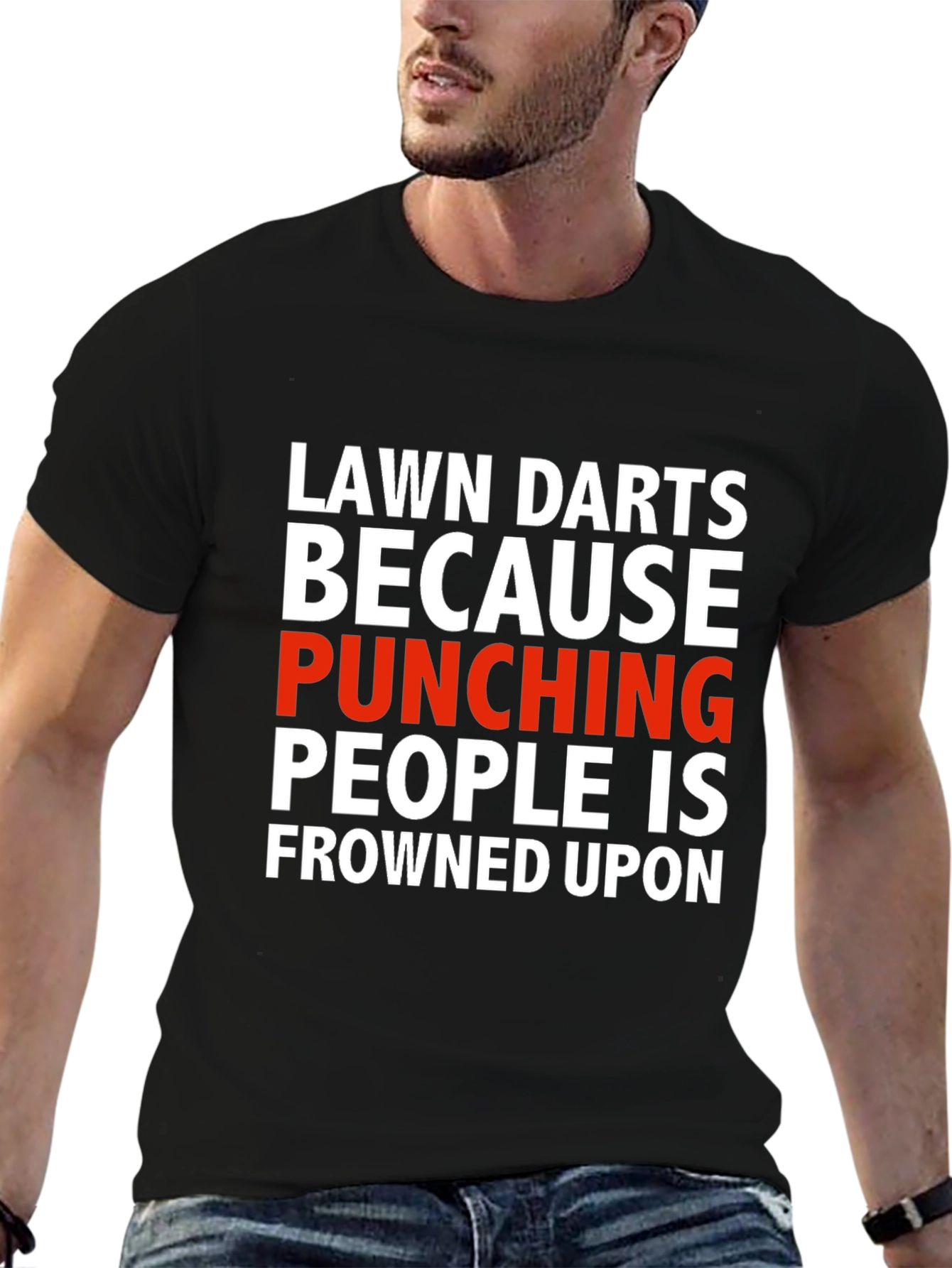 Lawn Darts Punishing People Graphic Tee