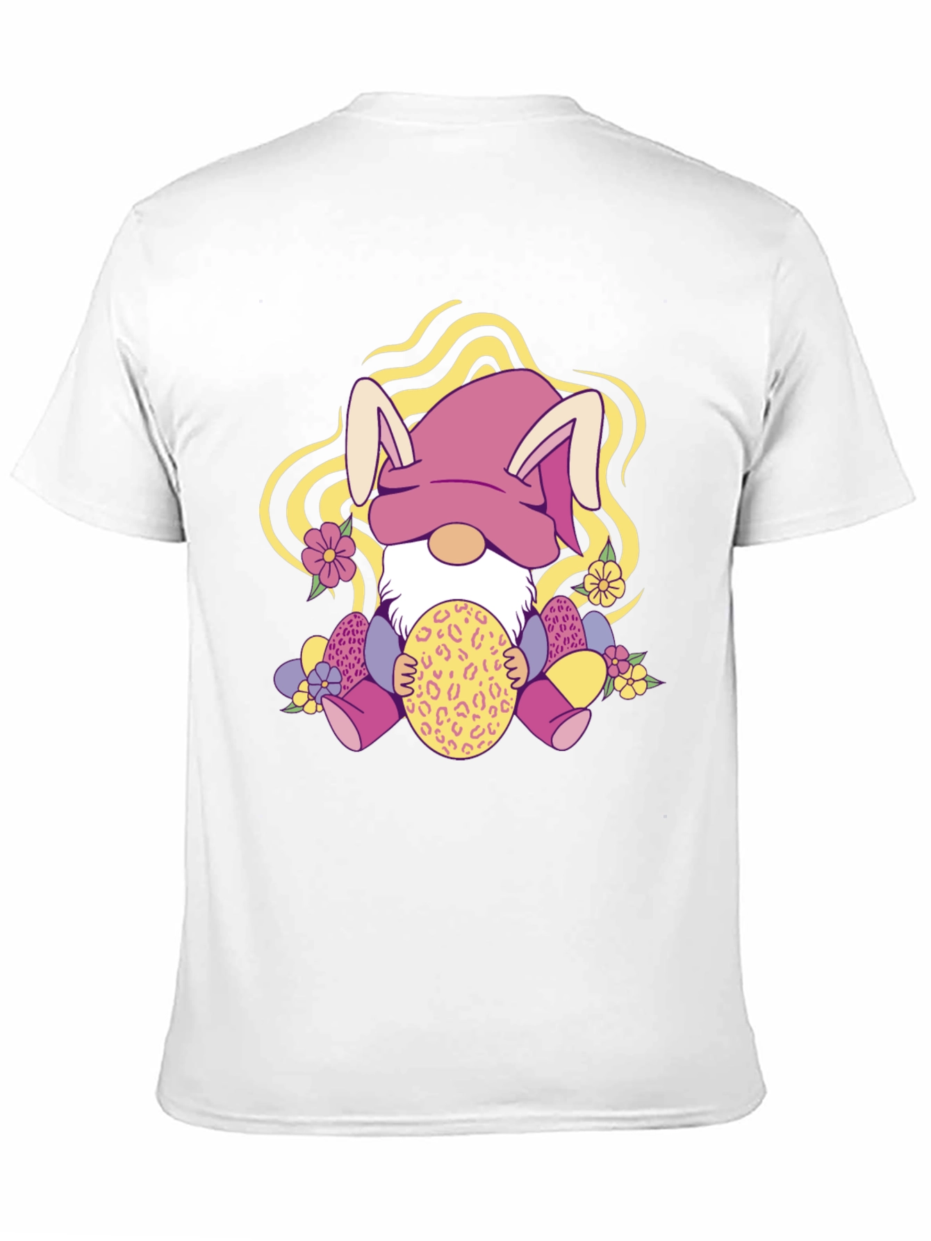 Easter Gnome T-Shirt - Cute Bunny Design