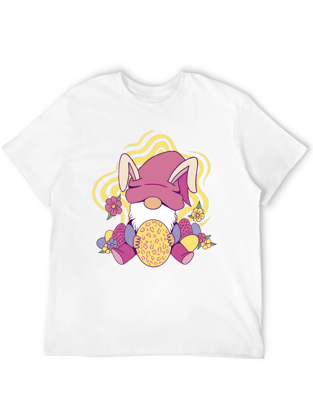 Easter Gnome T-Shirt - Cute Bunny Design